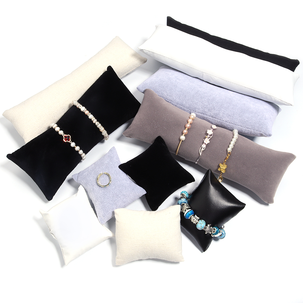 Ring Bearer Pillow - 1 adet PU Deri Kadife Takı