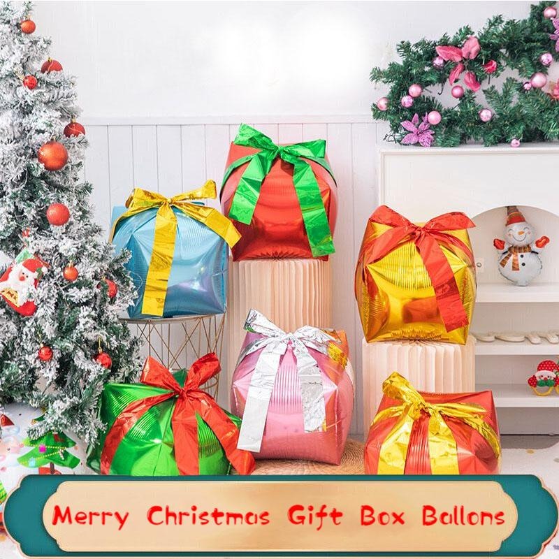 Wedding Supply Shops - 22 inç Kare 4D Noel Hediye