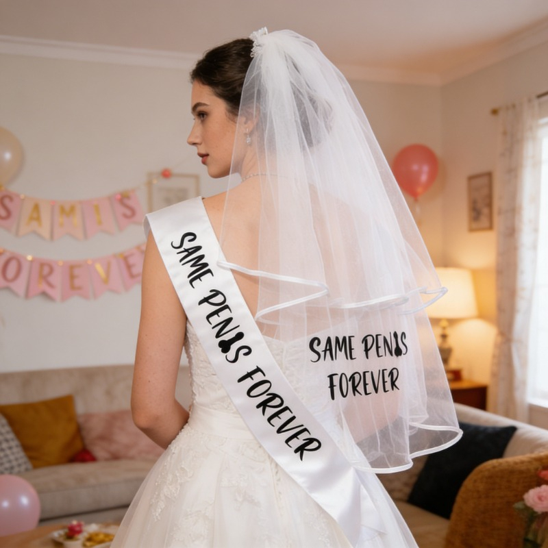 Bride Tribe Sash - Bekarlığa veda partisi kuşaklı peçe düğün