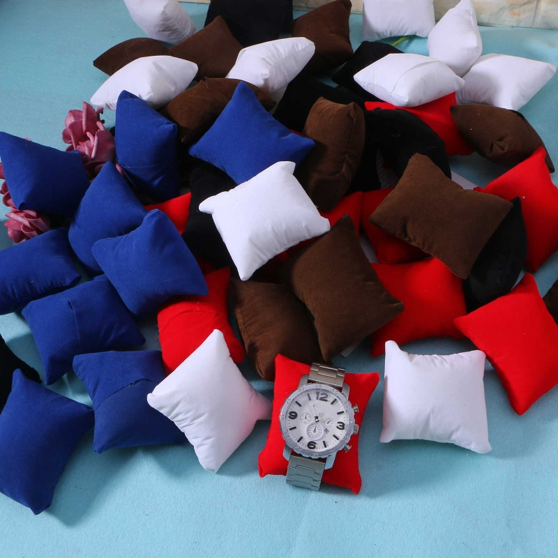 Ring Bearer Pillow - 10 adet/takım kadife bilezik izle yastık