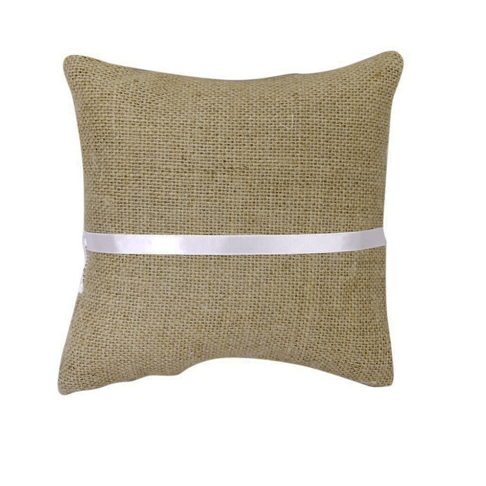 20x20cm Jüt Düğün Yüzük Yastığ - Ring Bearer Pillow incelemesi ve fiyatı