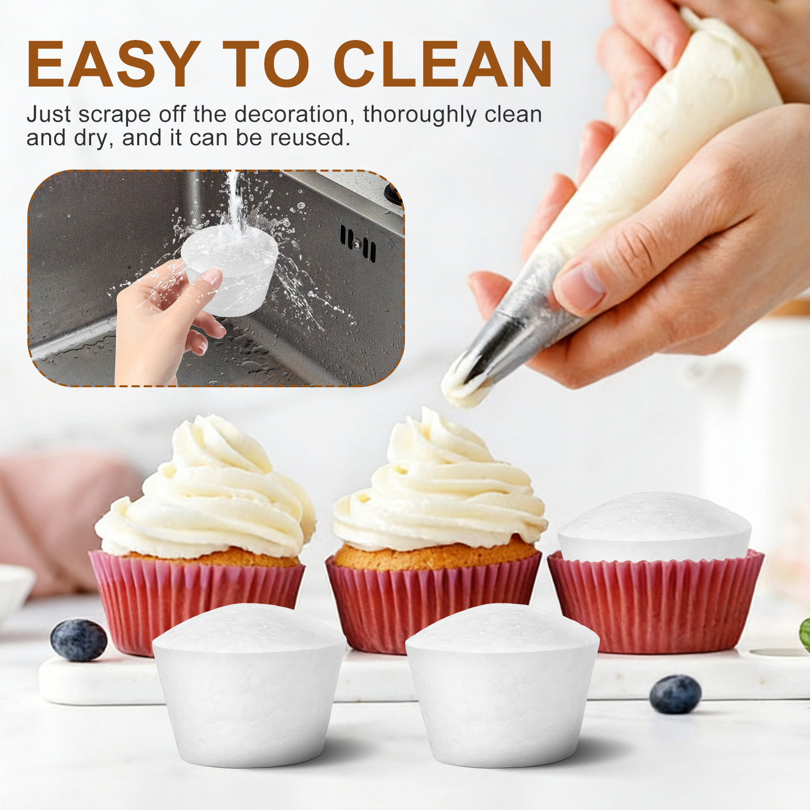 20 Adet Kek DIY Cupcake Köpükl - Wedding Decoration Supply incelemesi ve fiyatı
