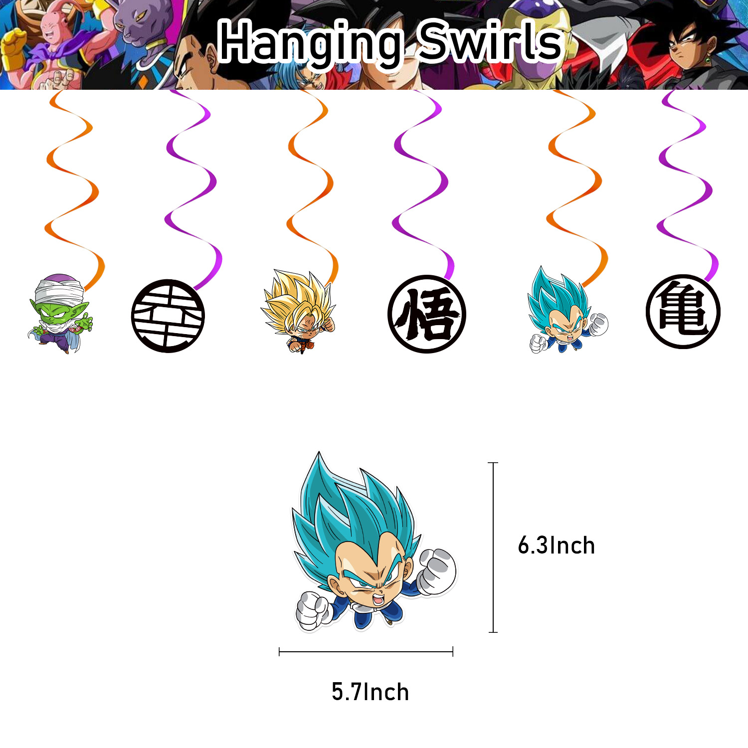 Dragon Ball Kek Topper Banner  - Good Supply Wedding Cake incelemesi ve fiyatı