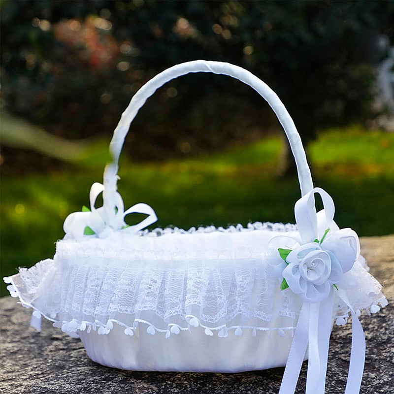Çiçek Kız Sepeti Romantik Dant - Flower Girl Basket incelemesi ve fiyatı