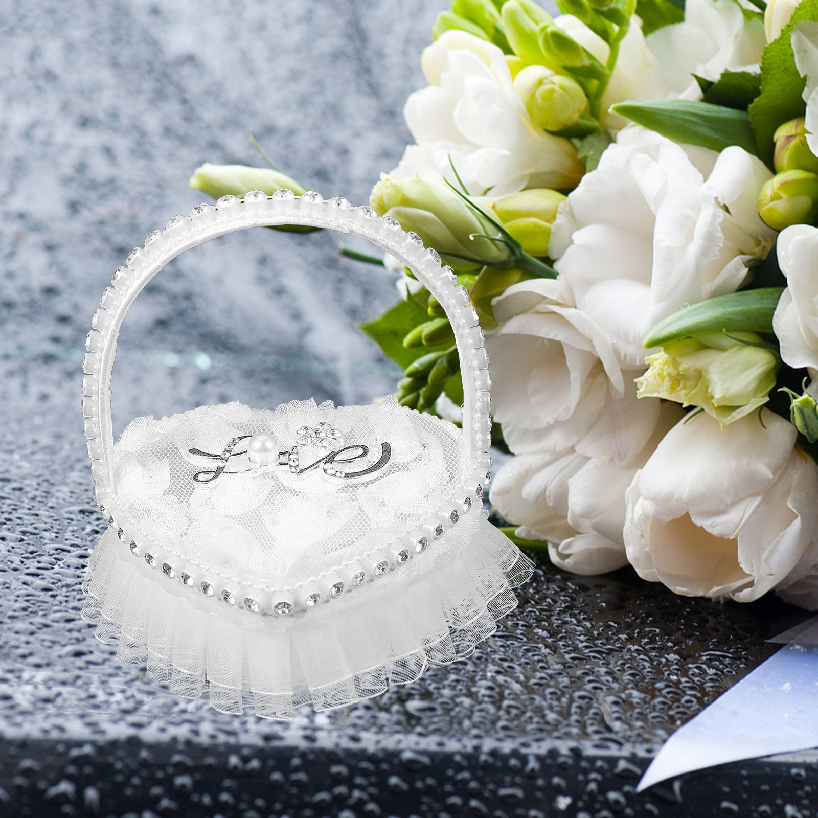 Yüzükler Gelin Yastığı Düğün Y - Ring Bearer Pillow incelemesi ve fiyatı