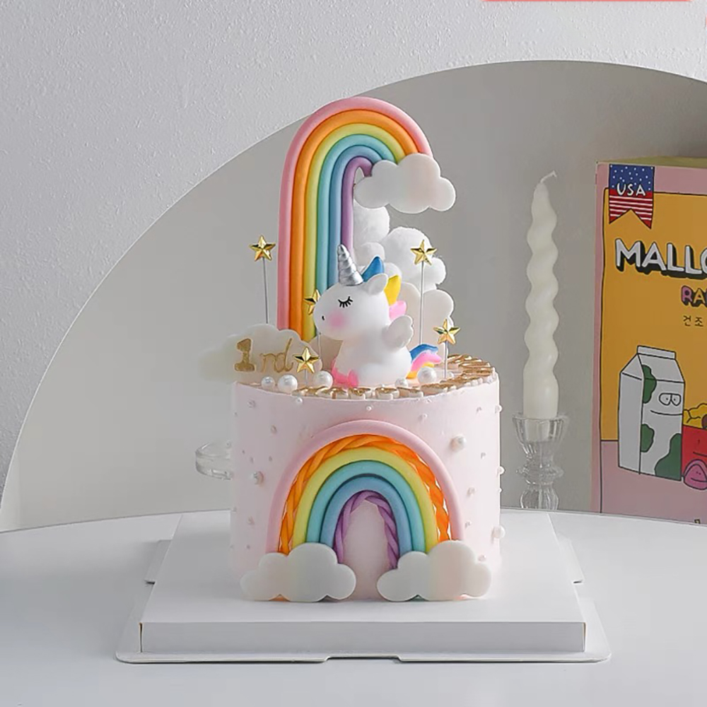 Renkli Unicorn Tema Gökkuşağı  - Wedding Day Supply Kit incelemesi ve fiyatı