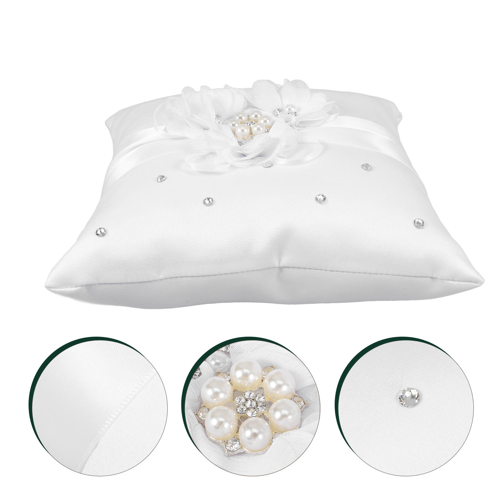 20x20 cm Çiçek Alyans Yastık İ - Ring Bearer Pillow incelemesi ve fiyatı