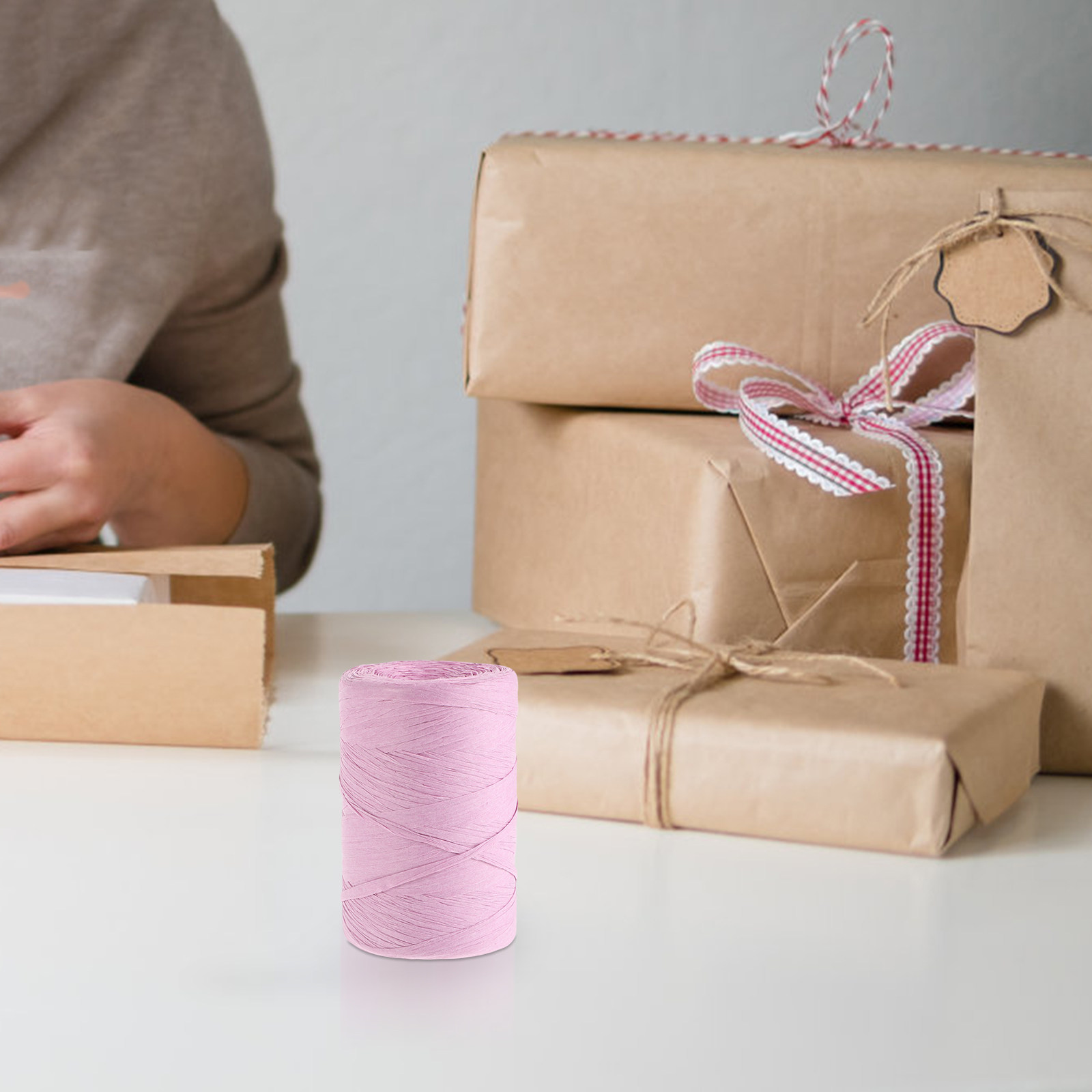 Düz Rafya Kağıt İpi Renkli Pak - Papercraft Supply Ribbon incelemesi ve fiyatı